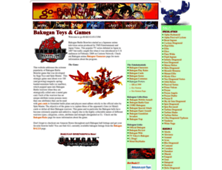 go-bakugan.com screenshot