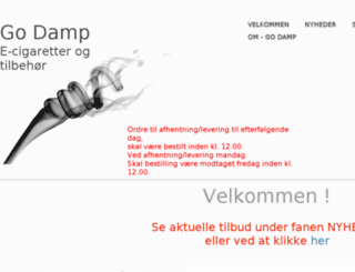 go-damp.dk screenshot