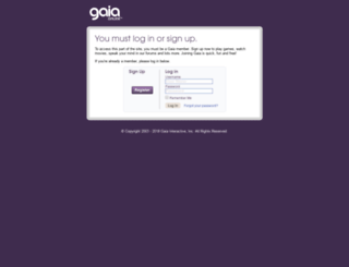 go-gaia.com screenshot