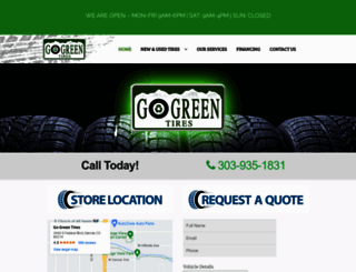 go-green-tires.com screenshot