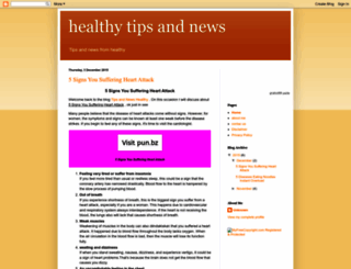 go-healthy-news.blogspot.com screenshot