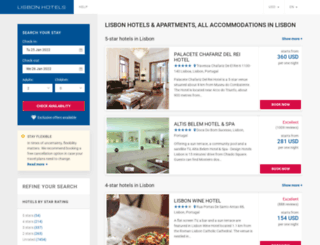 go-lisbon-hotels.com screenshot