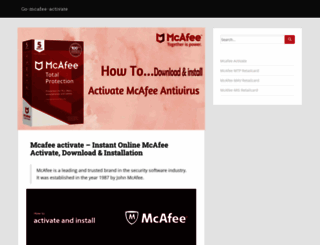 go-mcafee-activate.com screenshot