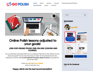 go-polish.co.uk screenshot