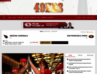go.49ers.com screenshot