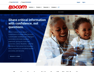go.biscom.com screenshot