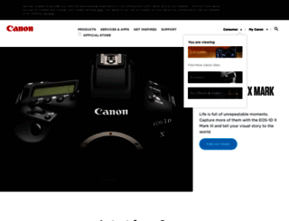 go.canon-europe.com screenshot