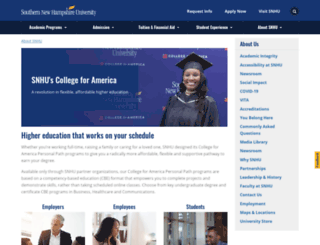 go.collegeforamerica.org screenshot