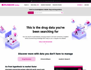 go.drugbank.com screenshot