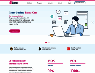 go.exxat.com screenshot