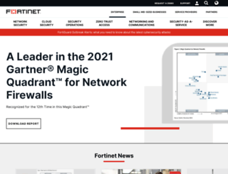 go.fortinet.com screenshot
