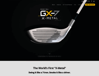 go.gx7golf.com screenshot