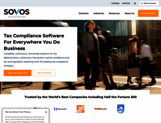 go.sovos.com screenshot