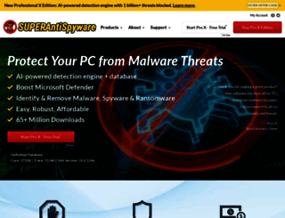 go.superantispyware.com screenshot