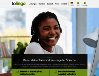 go.tolingo.com screenshot