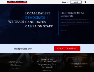 go.traindemocrats.org screenshot