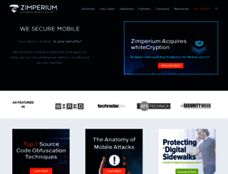 go.zimperium.com screenshot