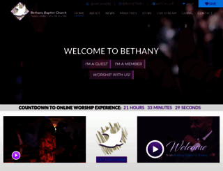 go2bethany.com screenshot