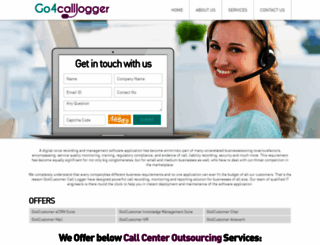 go4calllogger.com screenshot