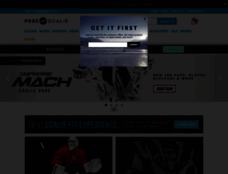 goalie.purehockey.com screenshot