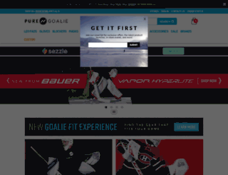 goalie.totalhockey.com screenshot