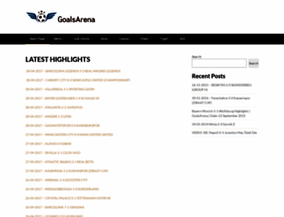 goalsarena.org screenshot