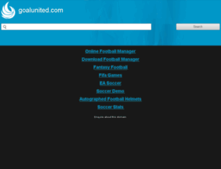 goalunited.com screenshot