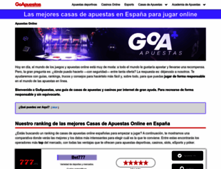 goapuestas.com screenshot