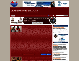 gobernantes.com screenshot