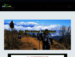 gobhramanholidays.com screenshot