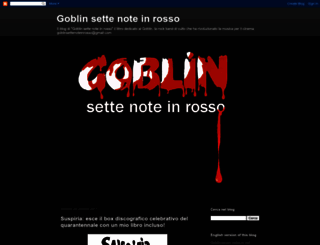 goblinsettenoteinrosso.blogspot.com screenshot