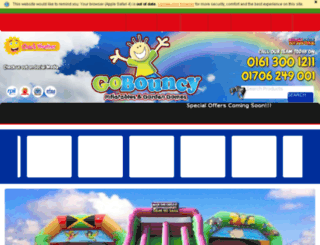 gobouncy.co.uk screenshot