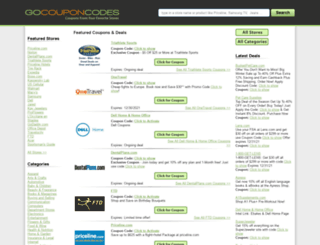 gocouponcodes.com screenshot