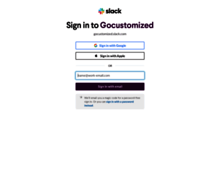 gocustomized.slack.com screenshot