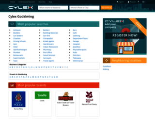 godalming.cylex-uk.co.uk screenshot