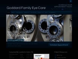 goddardfamilyeyecare.com screenshot