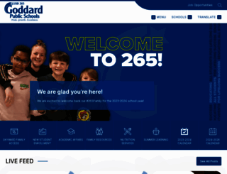 goddardusd.com screenshot