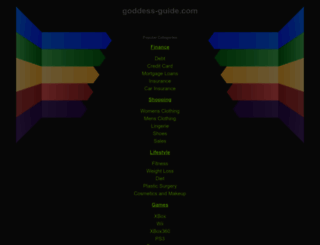 goddess-guide.com screenshot