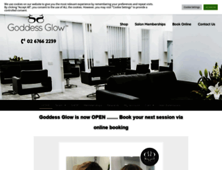 goddessglow.com.au screenshot