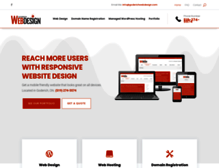 goderichwebdesign.com screenshot