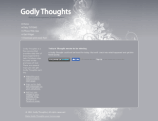 godlythoughts.com screenshot