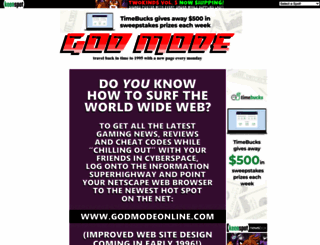 godmode.keenspot.com screenshot