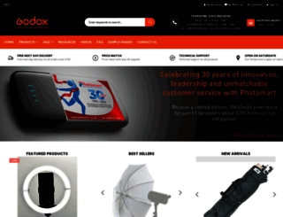 godox.co.uk screenshot