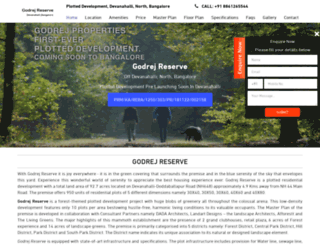 godrejreserve.net.in screenshot