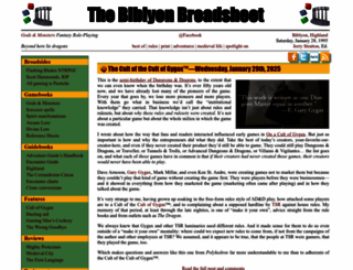 godsmonsters.com screenshot