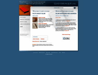 godsmosque.org screenshot