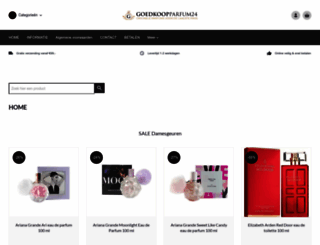 goedkoopparfum24.nl screenshot