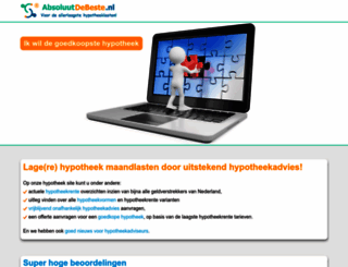 goedkoopste-hypotheek.absoluutdebeste.nl screenshot