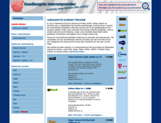 goedkoopste-internetprovider.nl screenshot