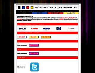 goedkoopstecartridge.nl screenshot